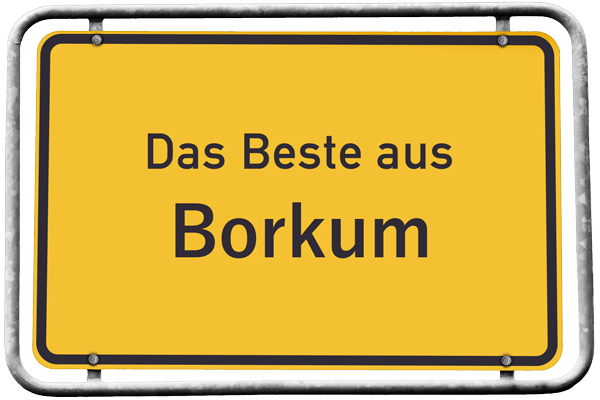 Borkum - Ortsschild
